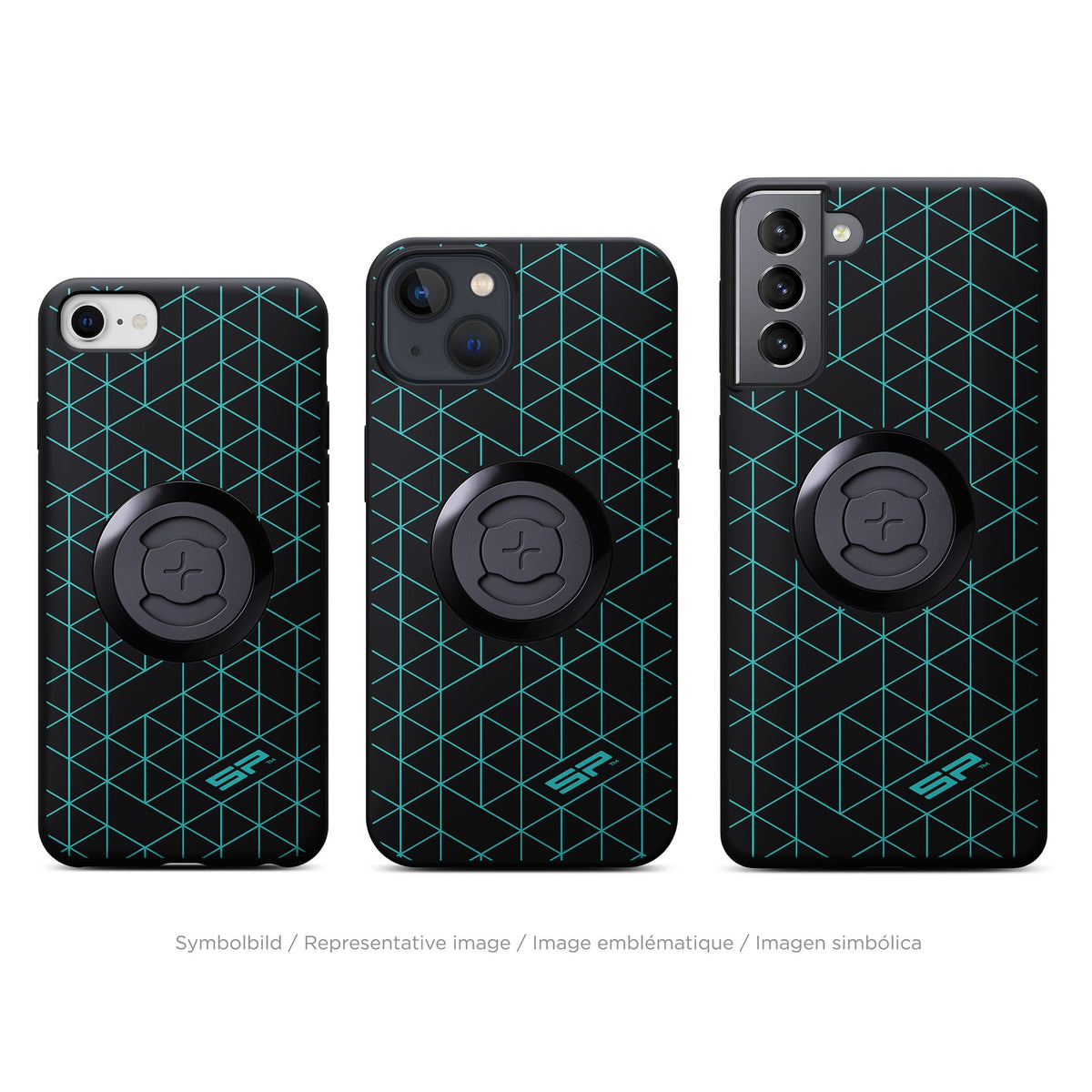 Edition Phone Case - Grid (turchese)