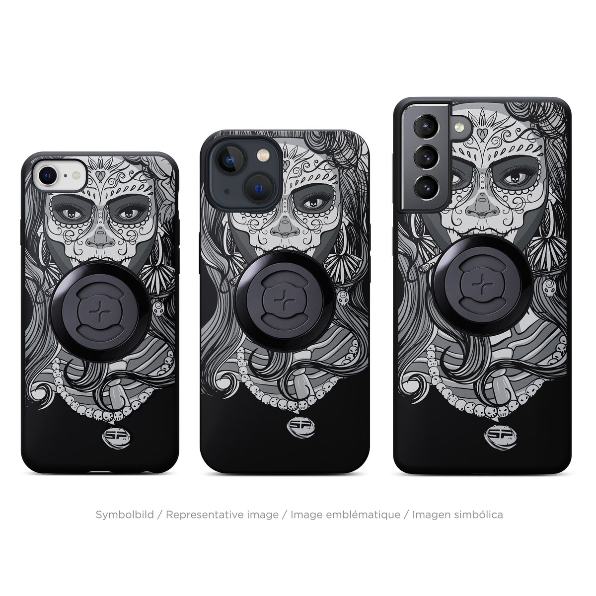 Edition Phone Case - Sugar Skull (bianco)