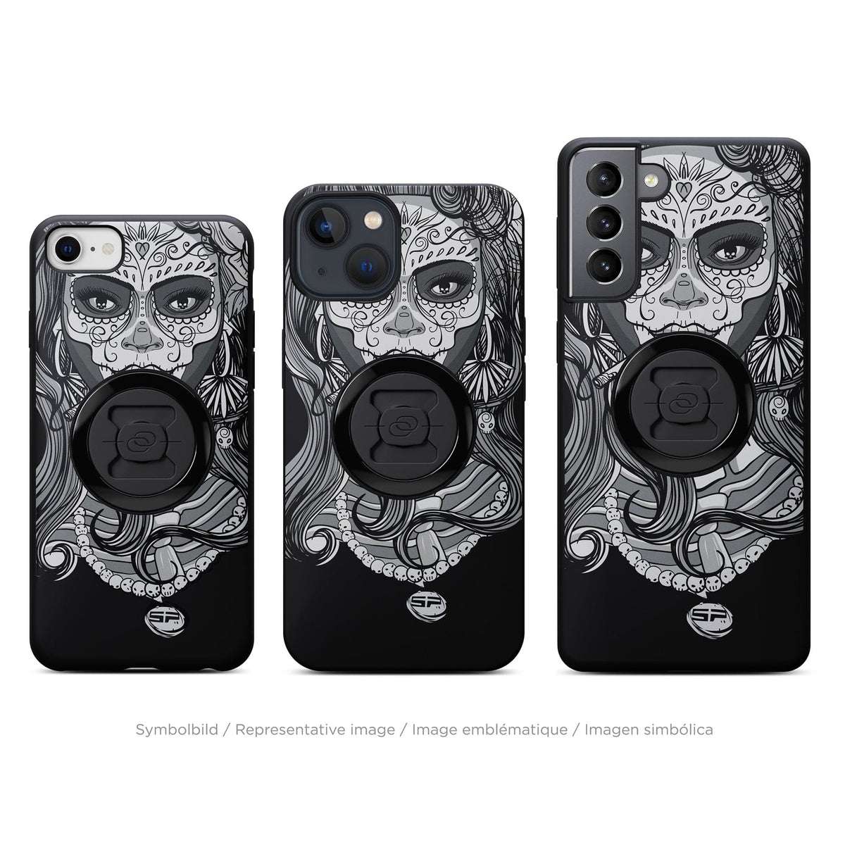 Edition Phone Case - Sugar Skull (bianco)