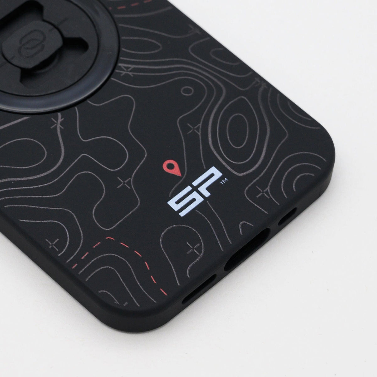 Edition Phone Case - Topo Lines (rosso)